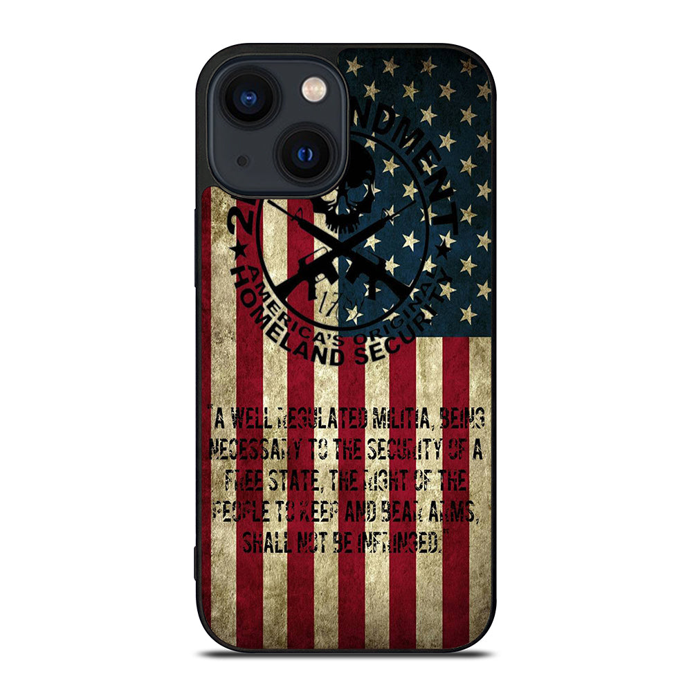 SECOND AMENDMENT AMERICAN GUN 3 iPhone 14 Plus Case Cover