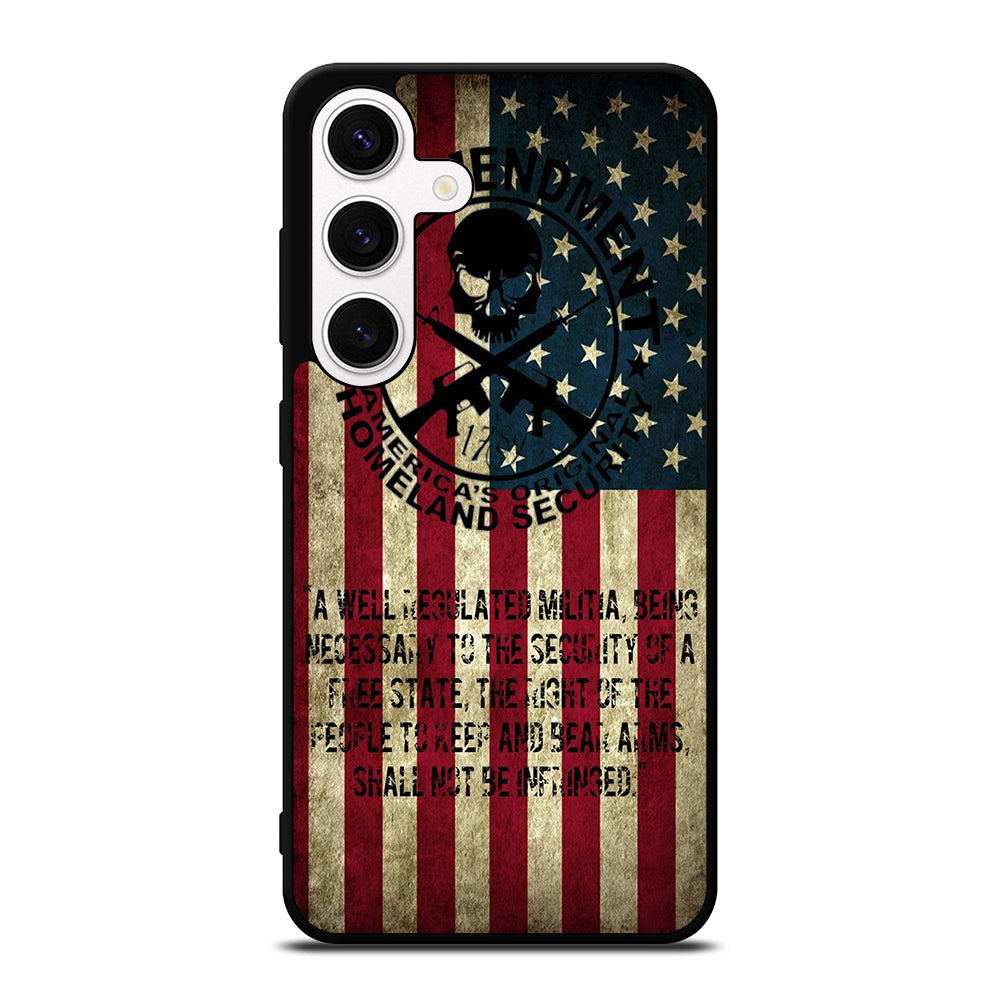 SECOND AMENDMENT AMERICAN GUN 3 Samsung Galaxy S24 Case Cover