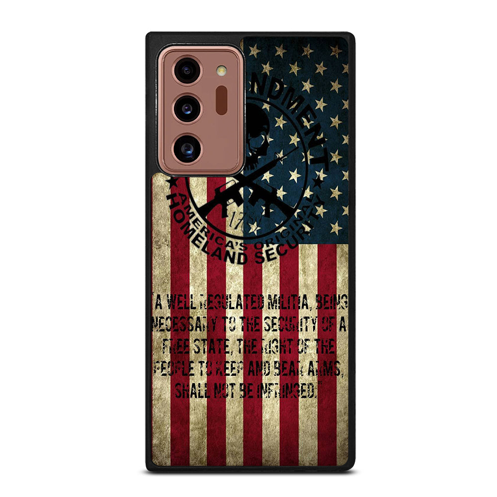 SECOND AMENDMENT AMERICAN GUN 3 Samsung Galaxy Note 20 Ultra Case Cover
