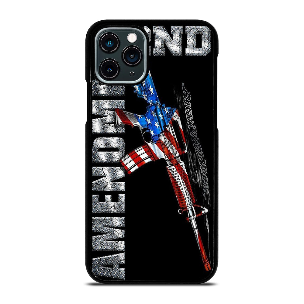 SECOND AMENDMENT AMERICAN GUN LOGO 2 iPhone 11 Pro Case Cover