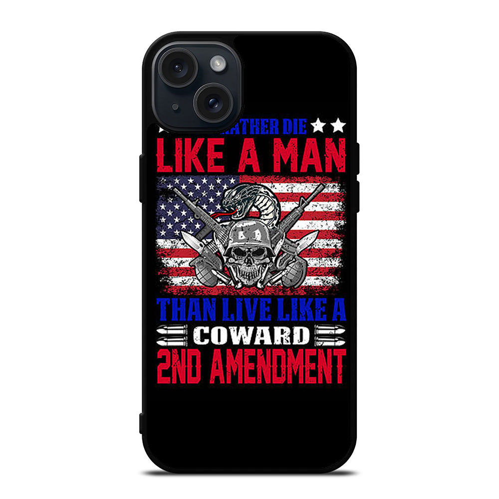 SECOND AMENDMENT LOGO 3 iPhone 15 Plus Case Cover