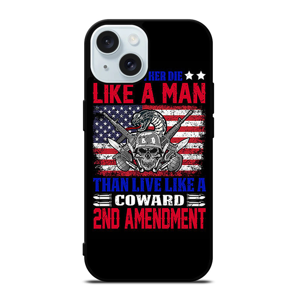 SECOND AMENDMENT LOGO 3 iPhone 15 Case Cover
