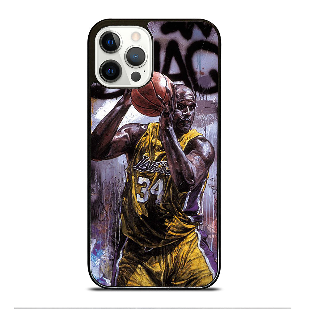 SHAQUILLE O'NEAL LA LAKERS ART iPhone 12 Pro Case Cover