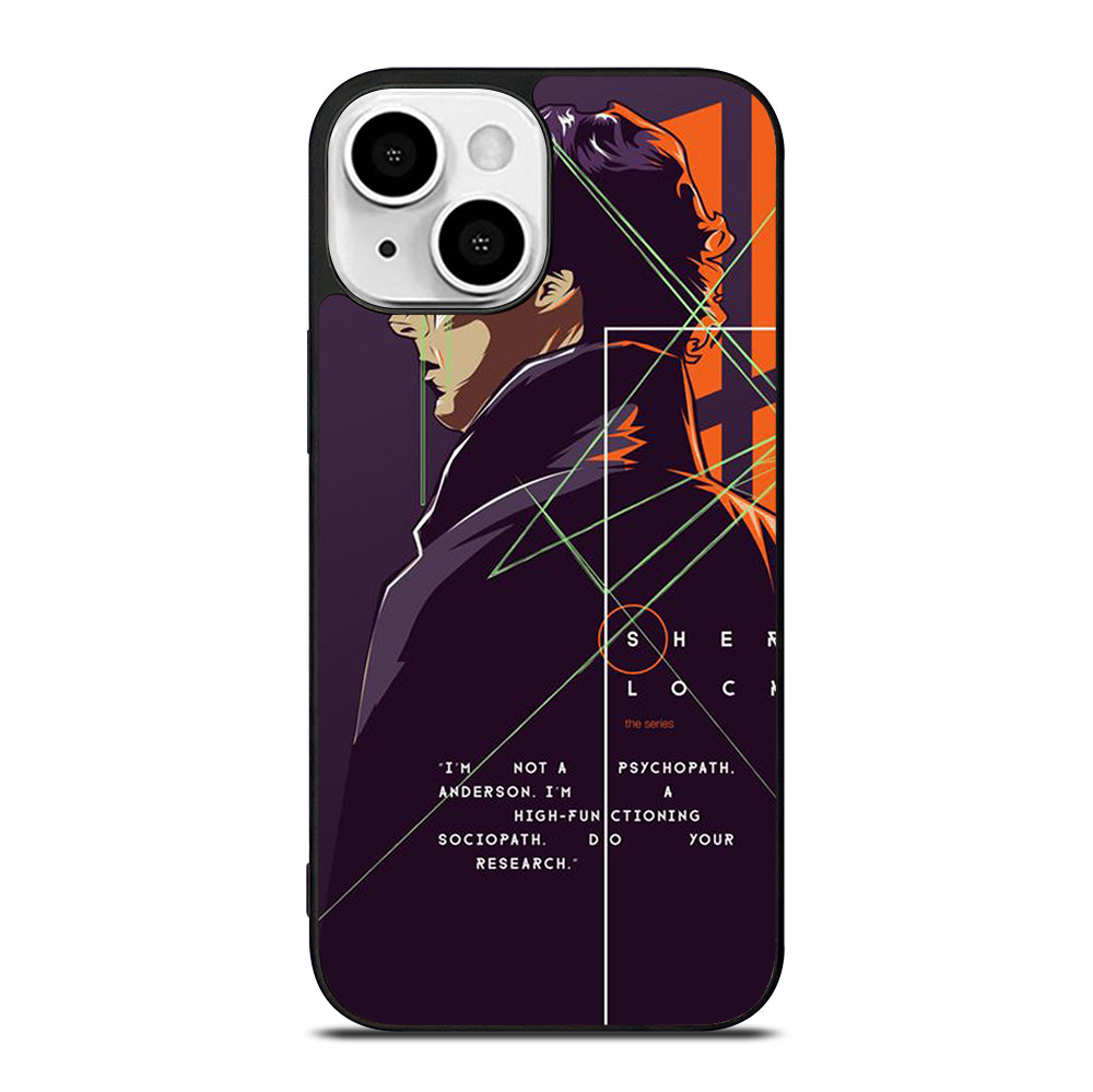 SHERLOCK HOLMES CARTOON iPhone 13 Mini Case Cover