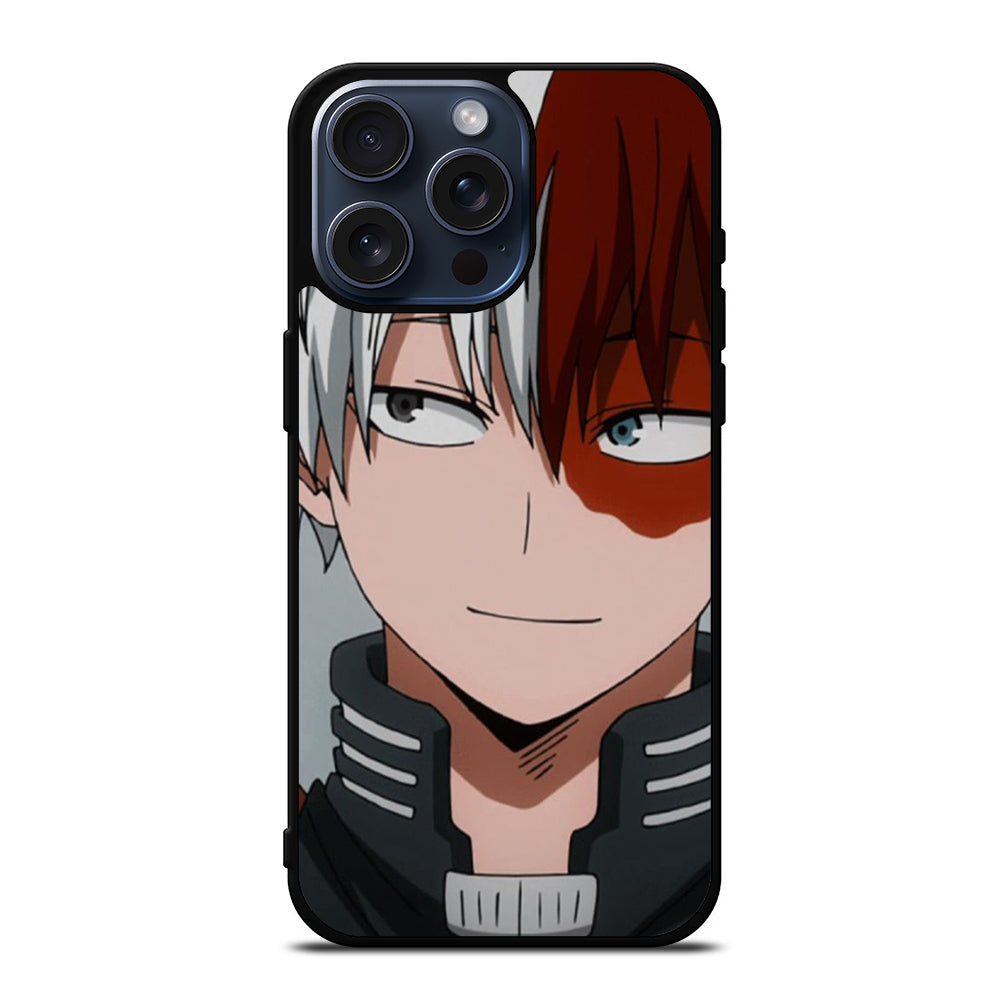 SHOTO TODOROKI COOL FACE MY HERO ACADEMIA iPhone 15 Pro Max Case Cover