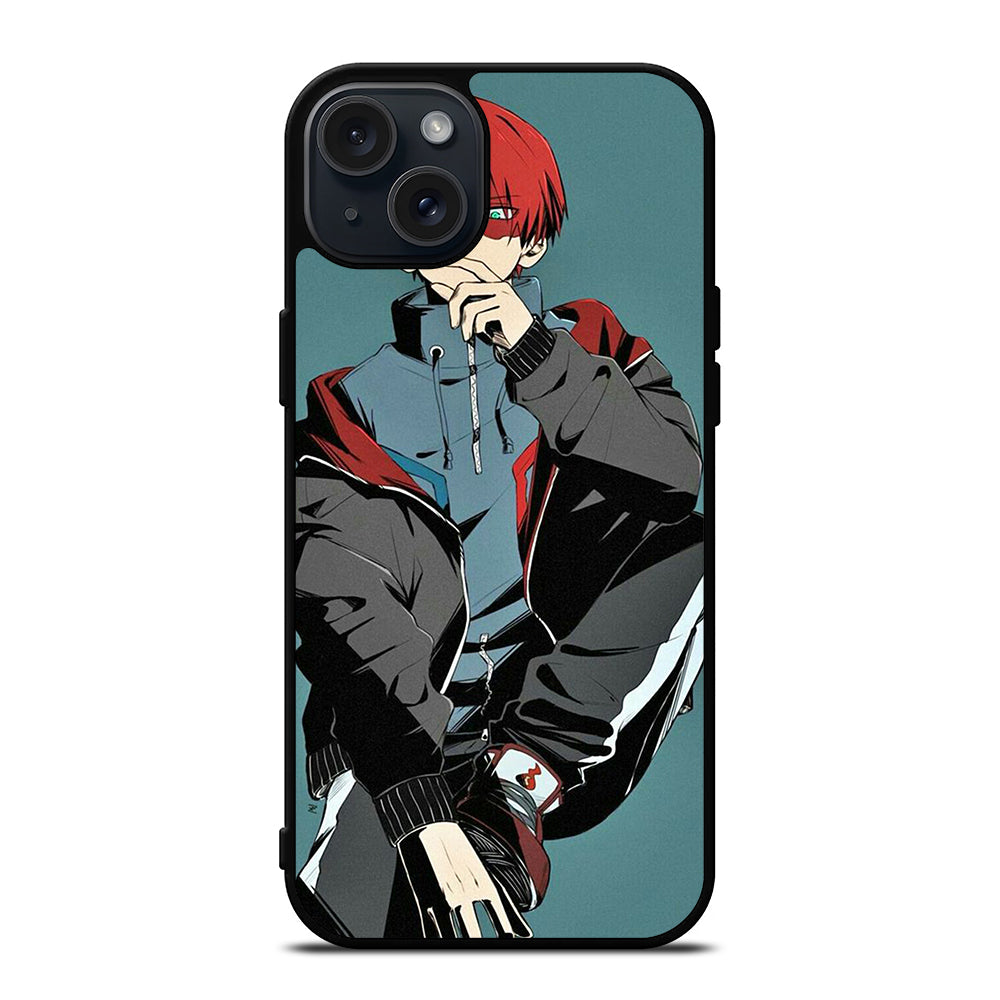 SHOTO TODOROKI COOL MY HERO ACADEMIA ANIME iPhone 15 Plus Case Cover