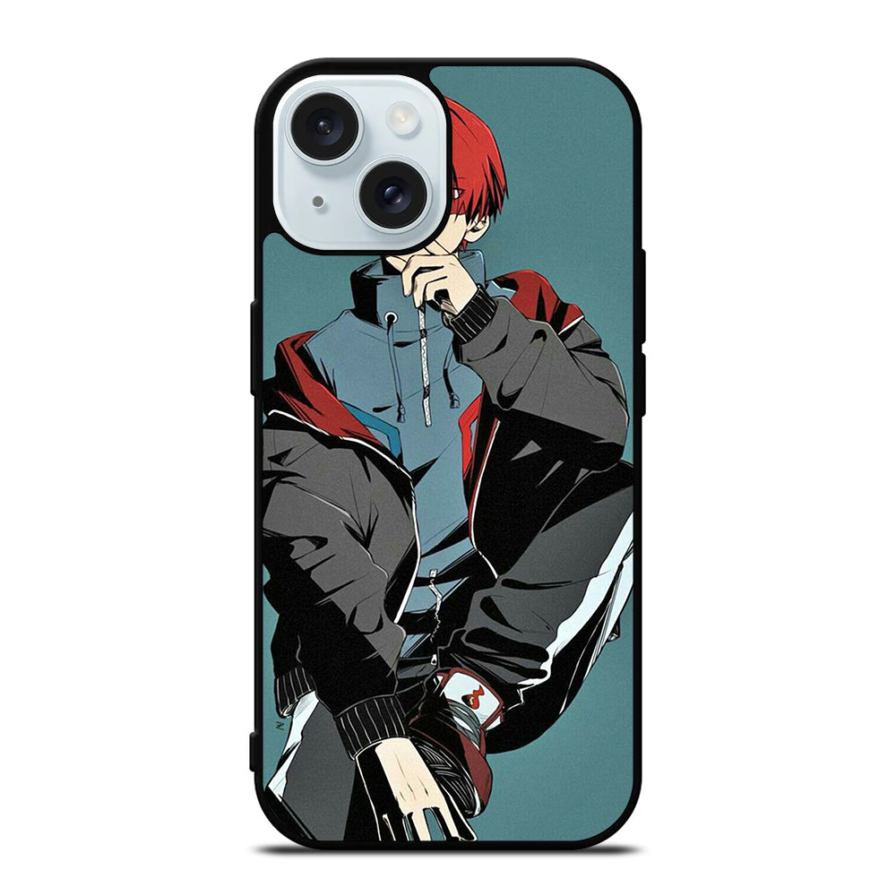 SHOTO TODOROKI COOL MY HERO ACADEMIA ANIME iPhone 15 Case Cover