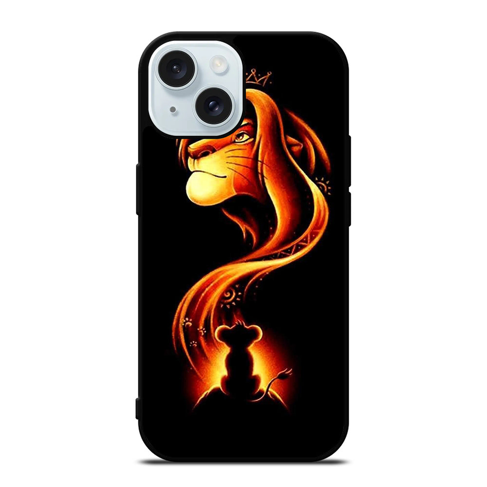 SIMBA LION KING DISNEY CARTOON iPhone 15 Case Cover