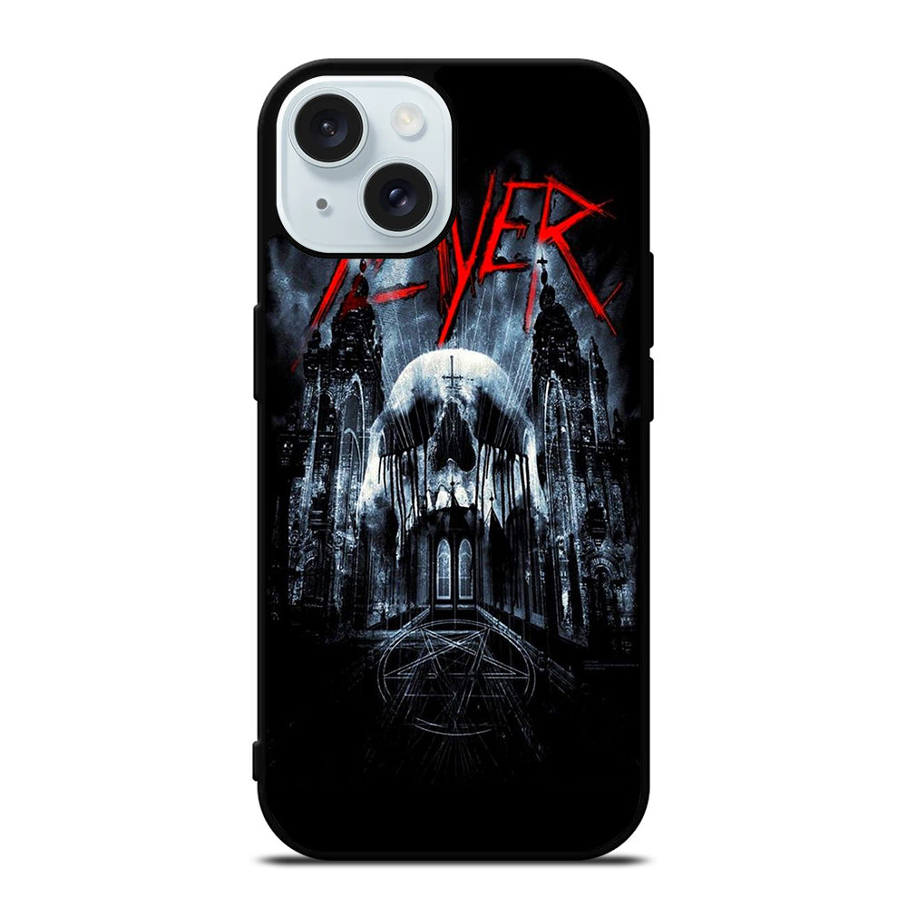 SLAYER BAND METAL BAND LOGO iPhone 15 Case Cover