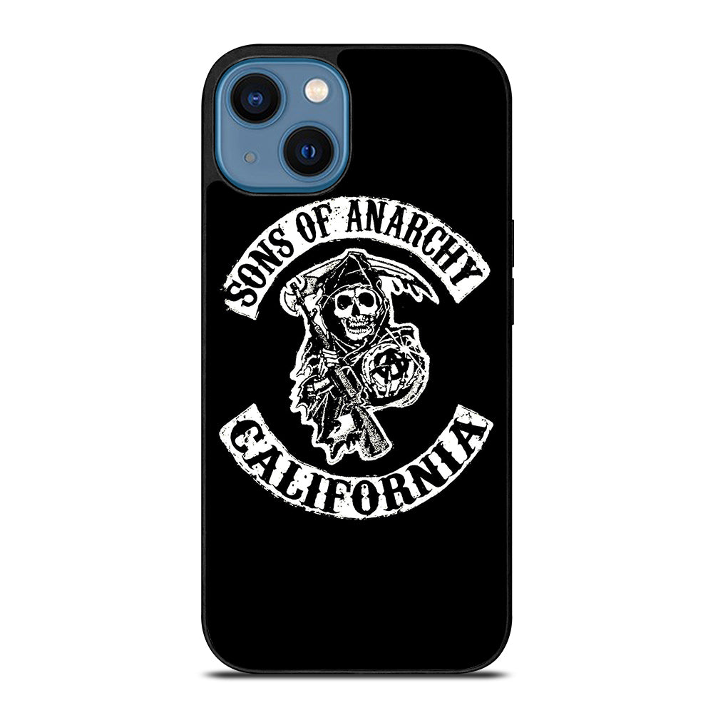 SONS OF ANARCHY BLACK LOGO 2 iPhone 14 Case Cover