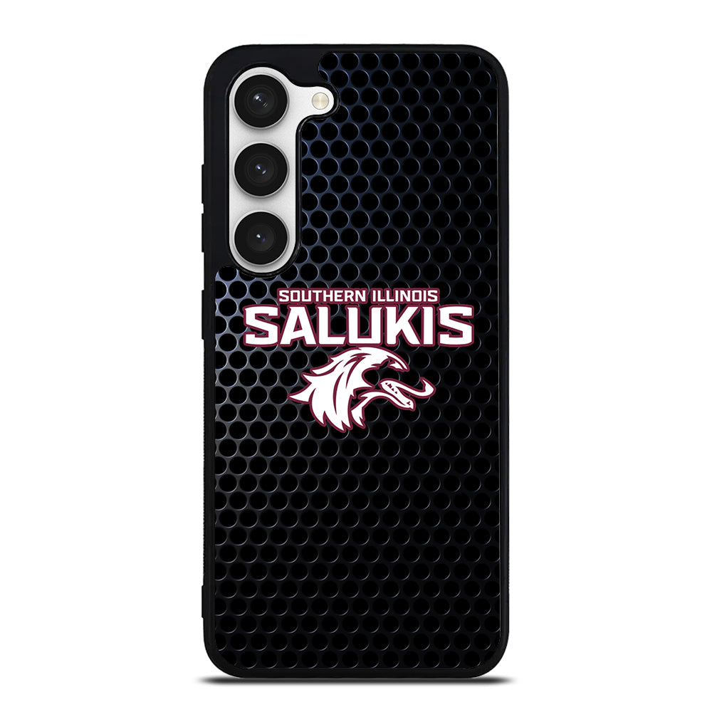 SOUTHERN ILLINOIS SALUKIS METAL LOGO Samsung Galaxy S23 Case Cover