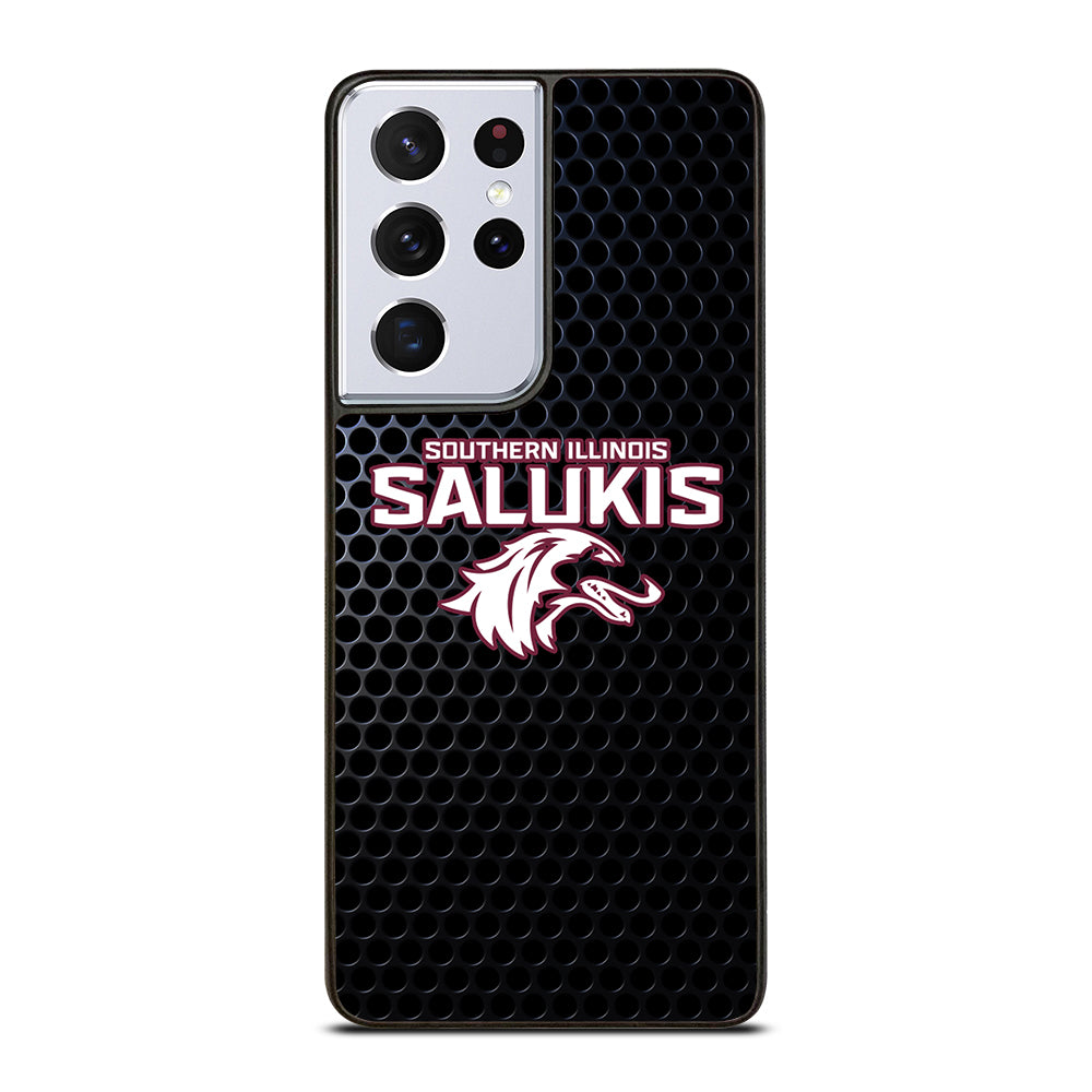 SOUTHERN ILLINOIS SALUKIS METAL LOGO Samsung Galaxy S21 Ultra Case Cover