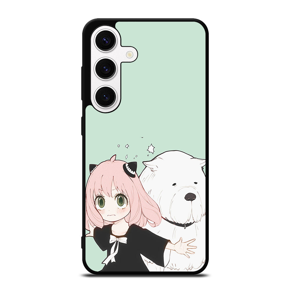 SPY X FAMILY ANYA AND BOND ANIME 3 Samsung Galaxy S24 Case Cover