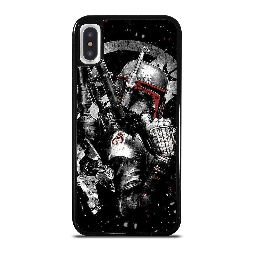 STAR WARS BOBA FETT MANDALORIAN ART 2 iPhone X / XS Case Cover