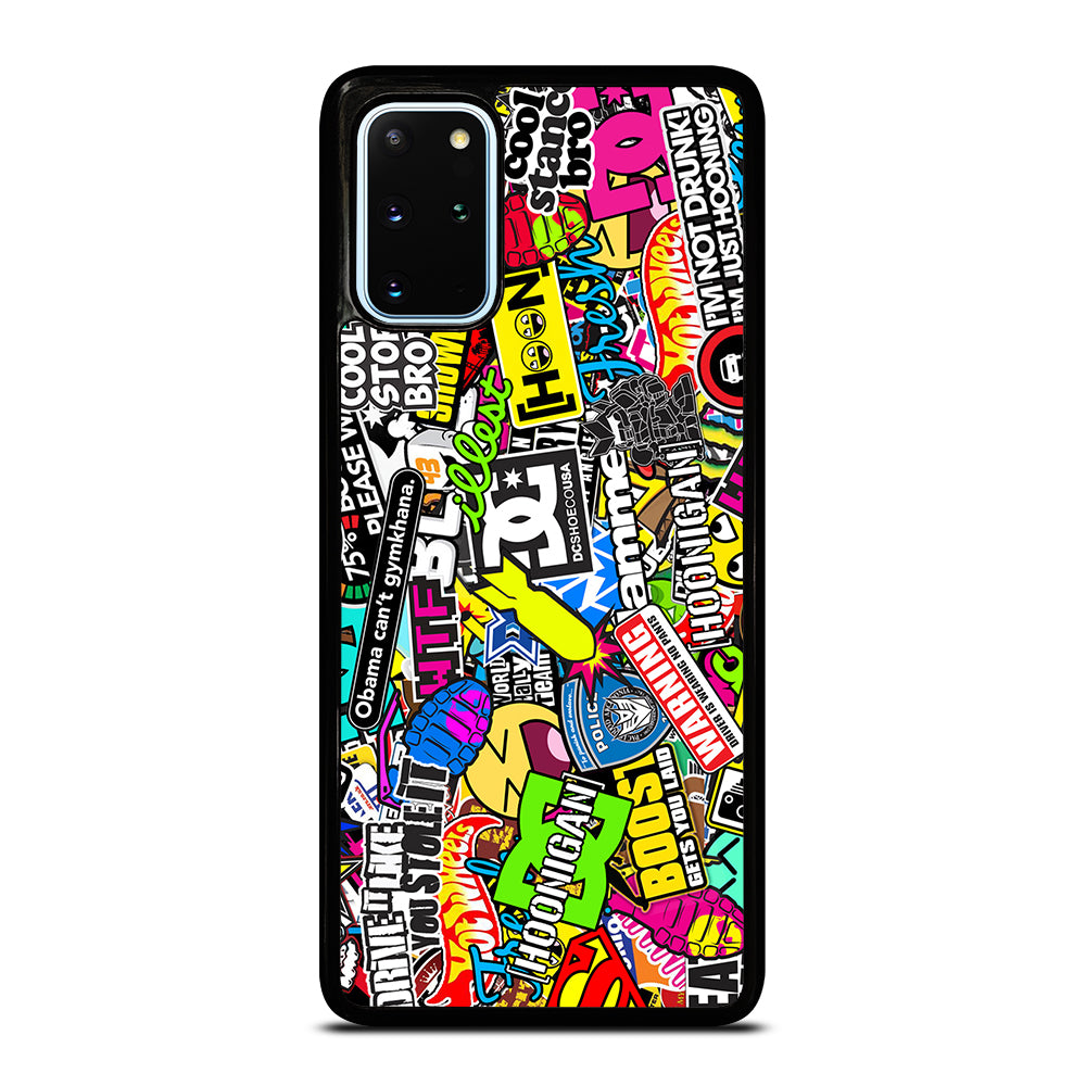 STICKER BOMB DC PATTERN 2 Samsung Galaxy S20 Plus Case Cover