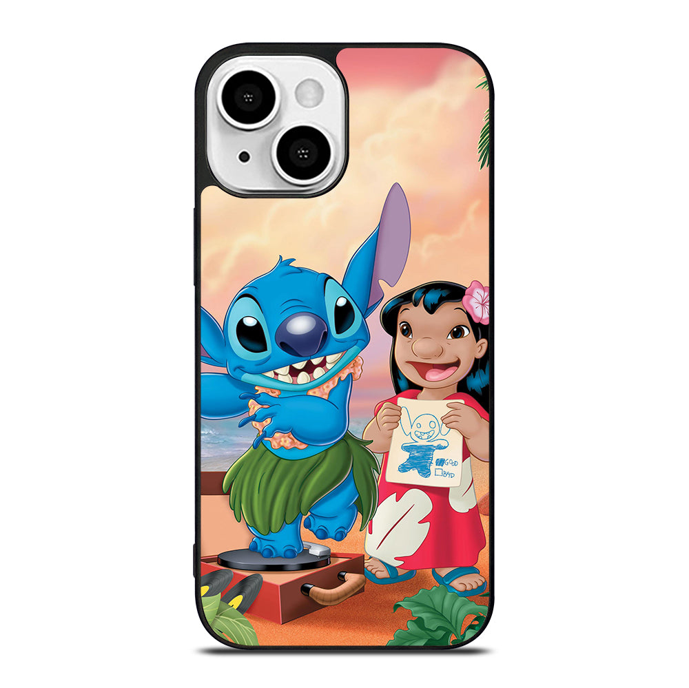 STITCH AND LILO FRIENDS CARTOON 3 iPhone 13 Mini Case Cover