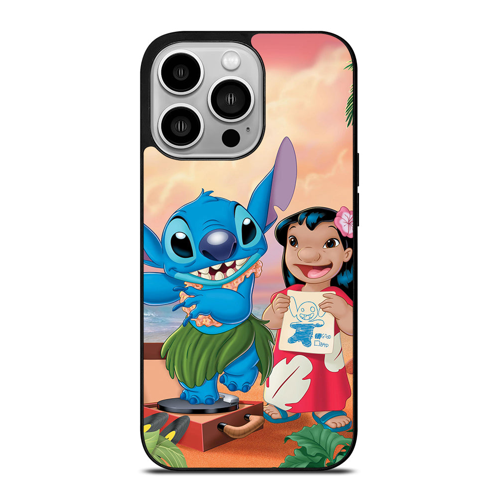 STITCH AND LILO FRIENDS CARTOON 3 iPhone 14 Pro Case Cover
