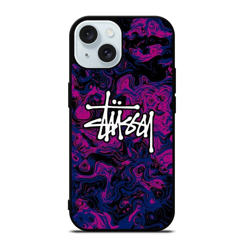STUSSY ART LOGO iPhone 15 Case Cover