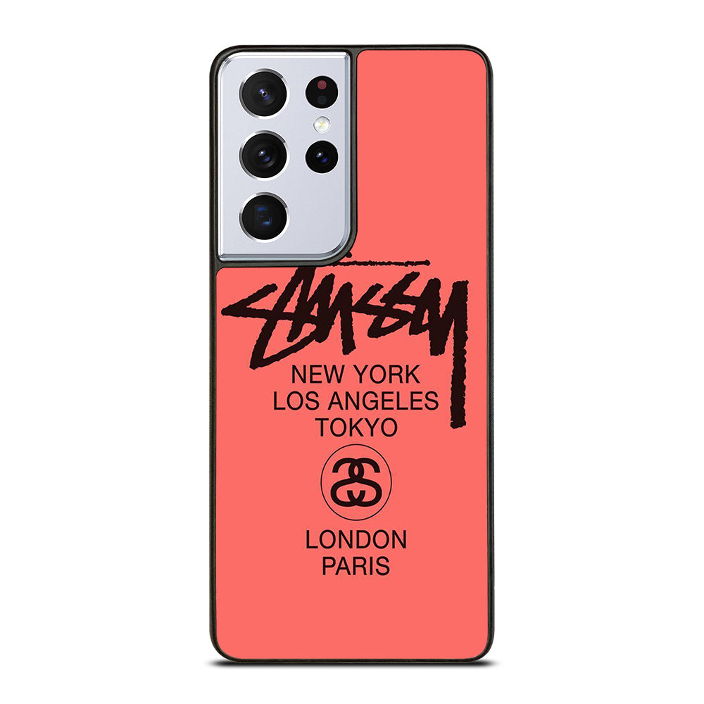 STUSSY CITY Samsung Galaxy S21 Ultra Case Cover