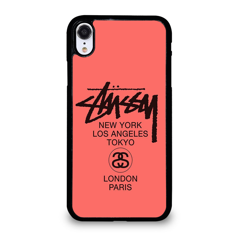 STUSSY CITY iPhone XR Case Cover