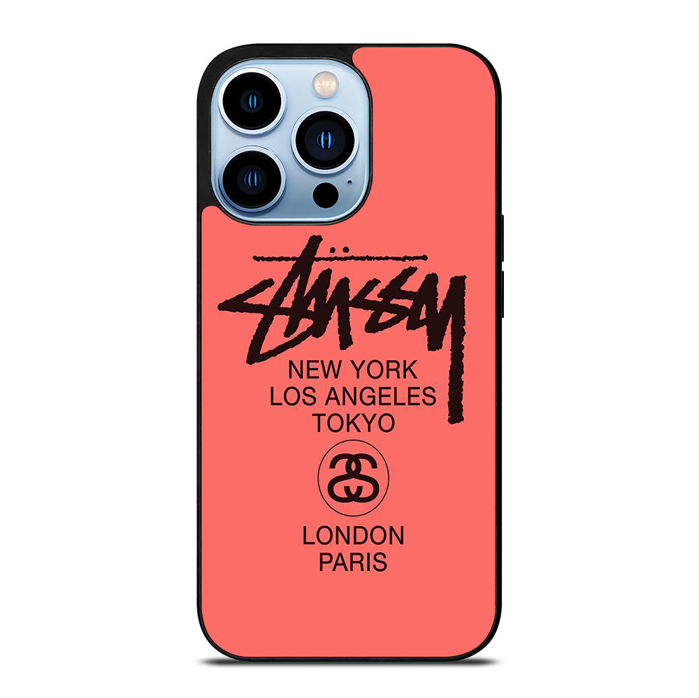 STUSSY CITY iPhone 13 Pro Max Case Cover