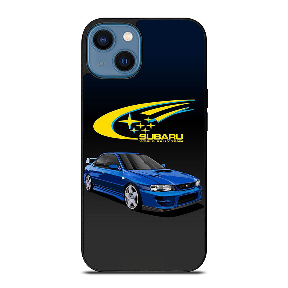 SUBARU BLUE CAR iPhone 14 Case Cover