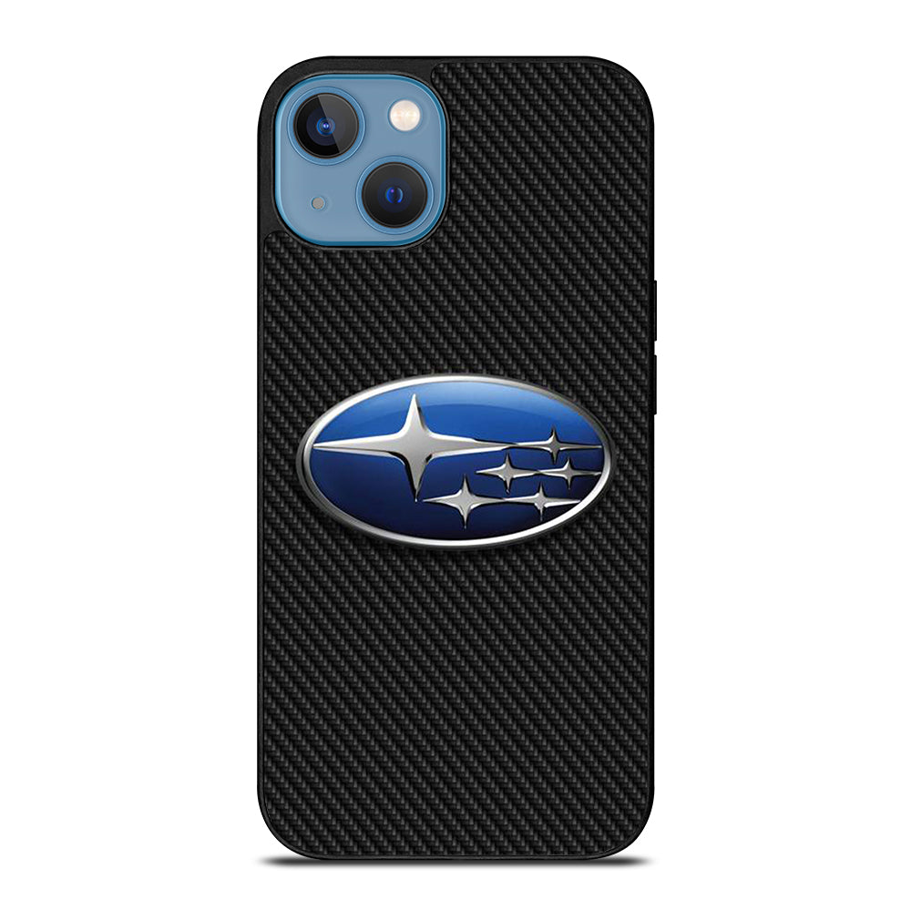 SUBARU CAR LOGO CARBON iPhone 13 Case Cover