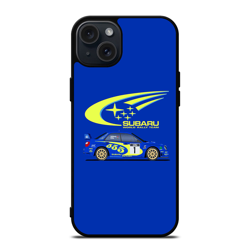 SUBARU LOGO CAR BLUE iPhone 15 Plus Case Cover
