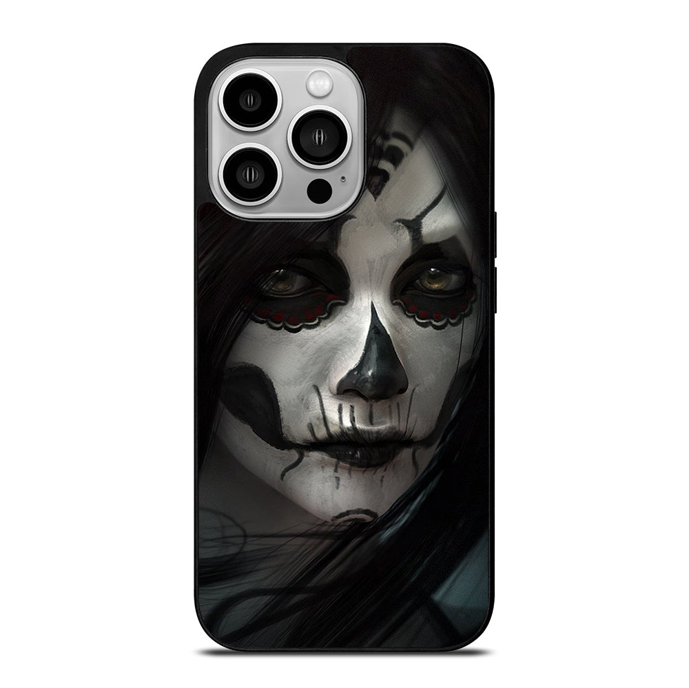 SUGAR SKULL FACE iPhone 14 Pro Case Cover