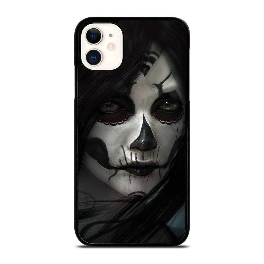 SUGAR SKULL FACE iPhone 11 Case Cover