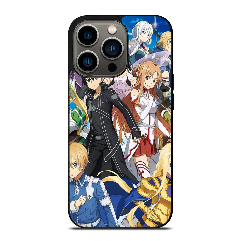 SWORD ART ONLINE CHARACTERS 1 iPhone 13 Pro Case Cover