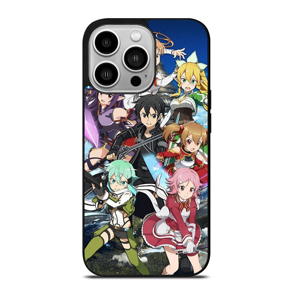 SWORD ART ONLINE CHARACTERS 2 iPhone 14 Pro Case Cover