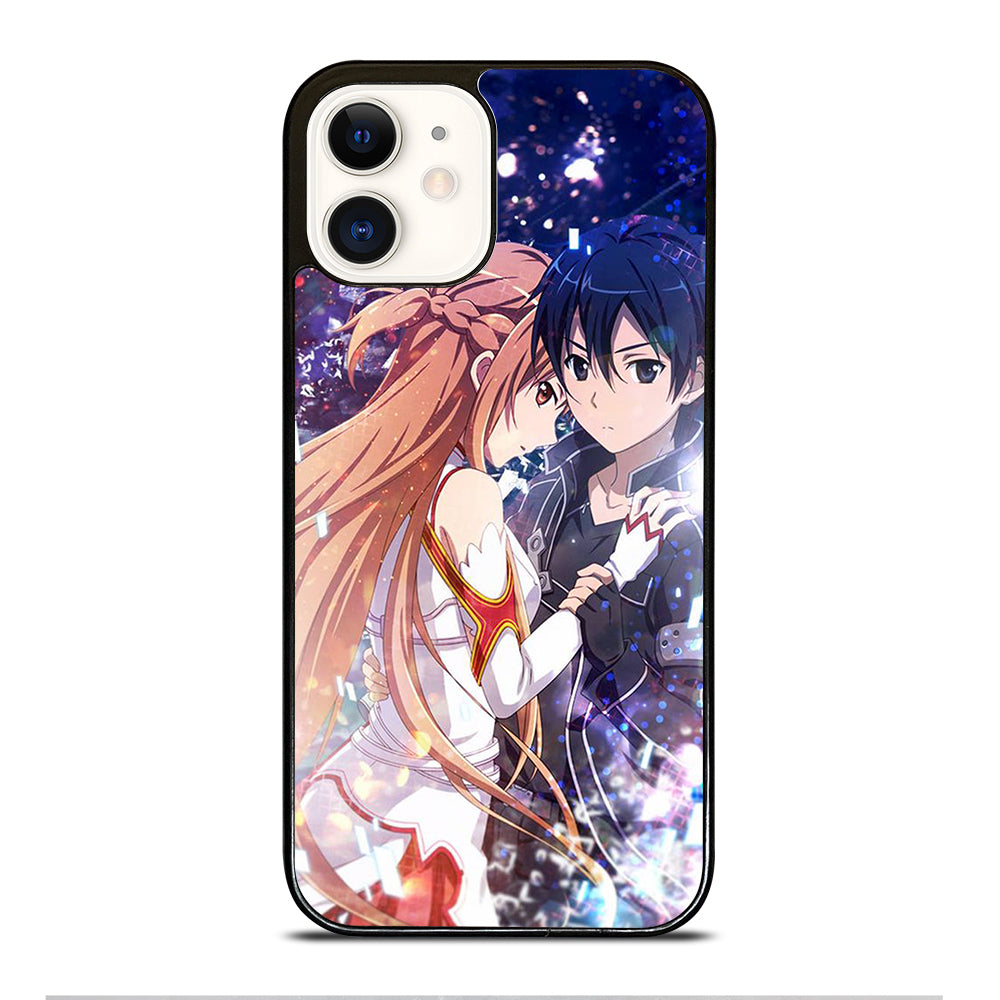 SWORD ART ONLINE KIRITO AND ASUNA LOVE ANIME iPhone 12 Case Cover