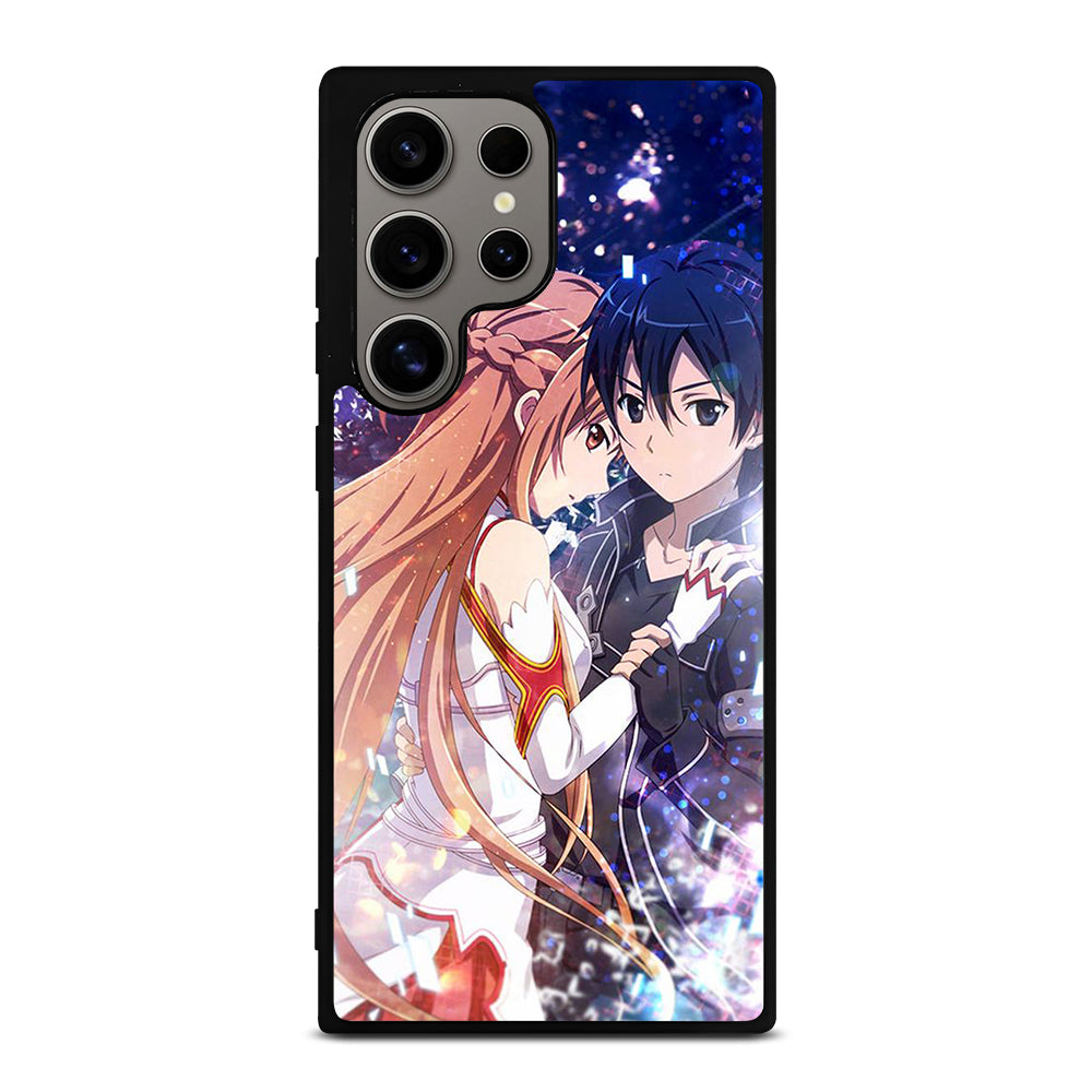 SWORD ART ONLINE KIRITO AND ASUNA LOVE ANIME Samsung Galaxy S24 Ultra Case Cover