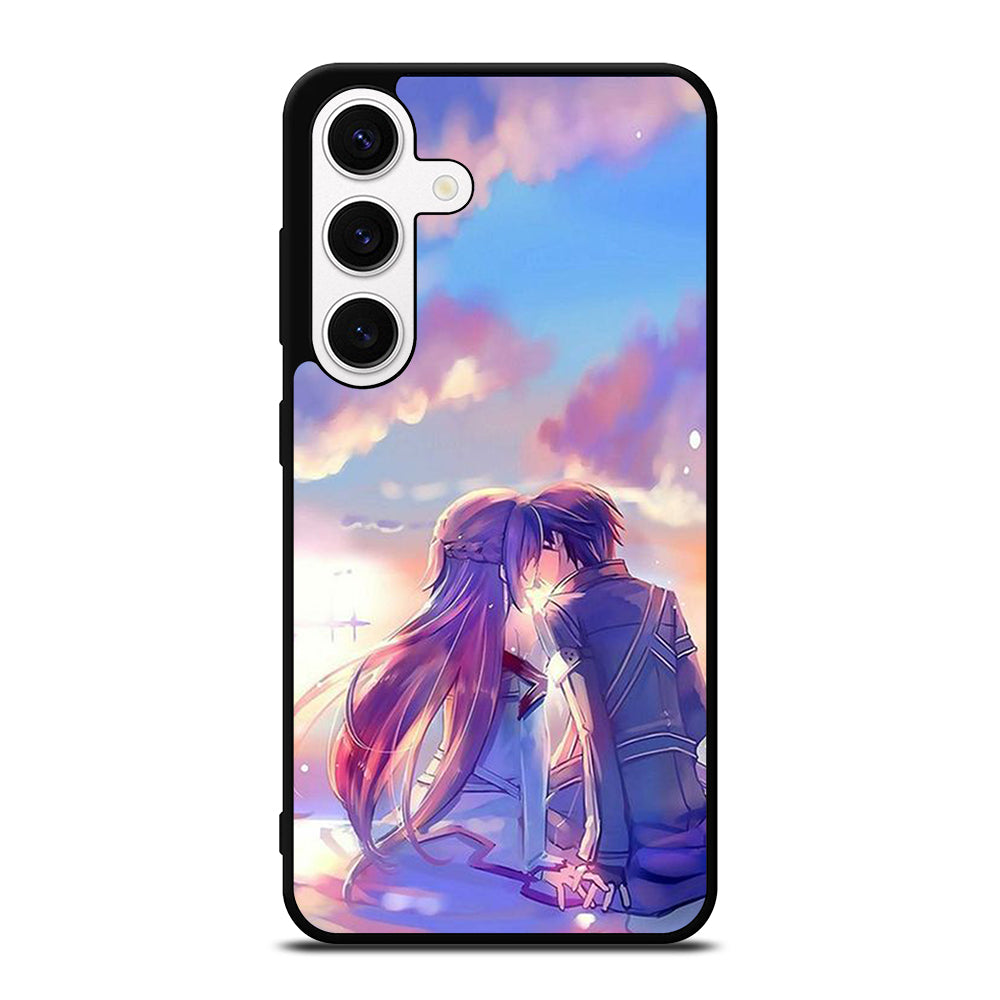 SWORD ART ONLINE KIRITO AND ASUNA LOVE ART Samsung Galaxy S24 Case Cover