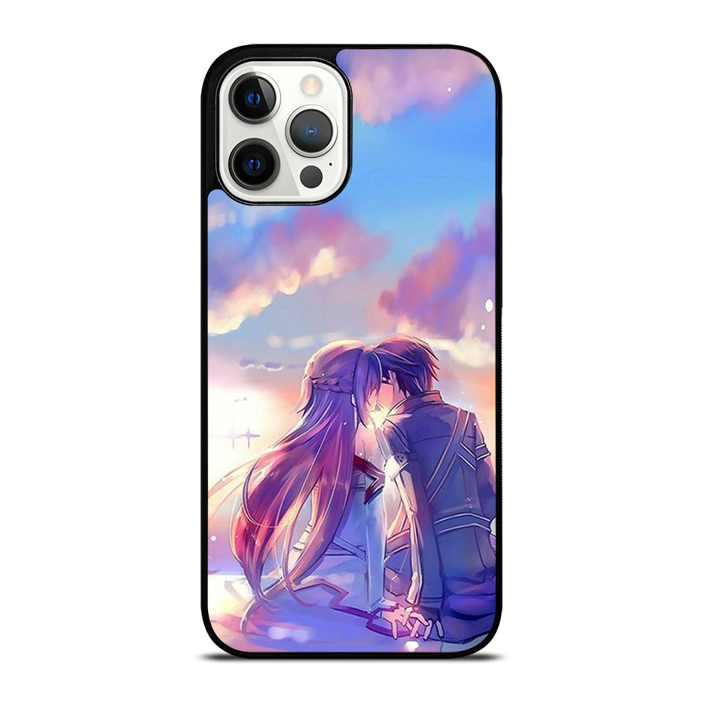SWORD ART ONLINE KIRITO AND ASUNA LOVE ART iPhone 12 Pro Max Case Cover