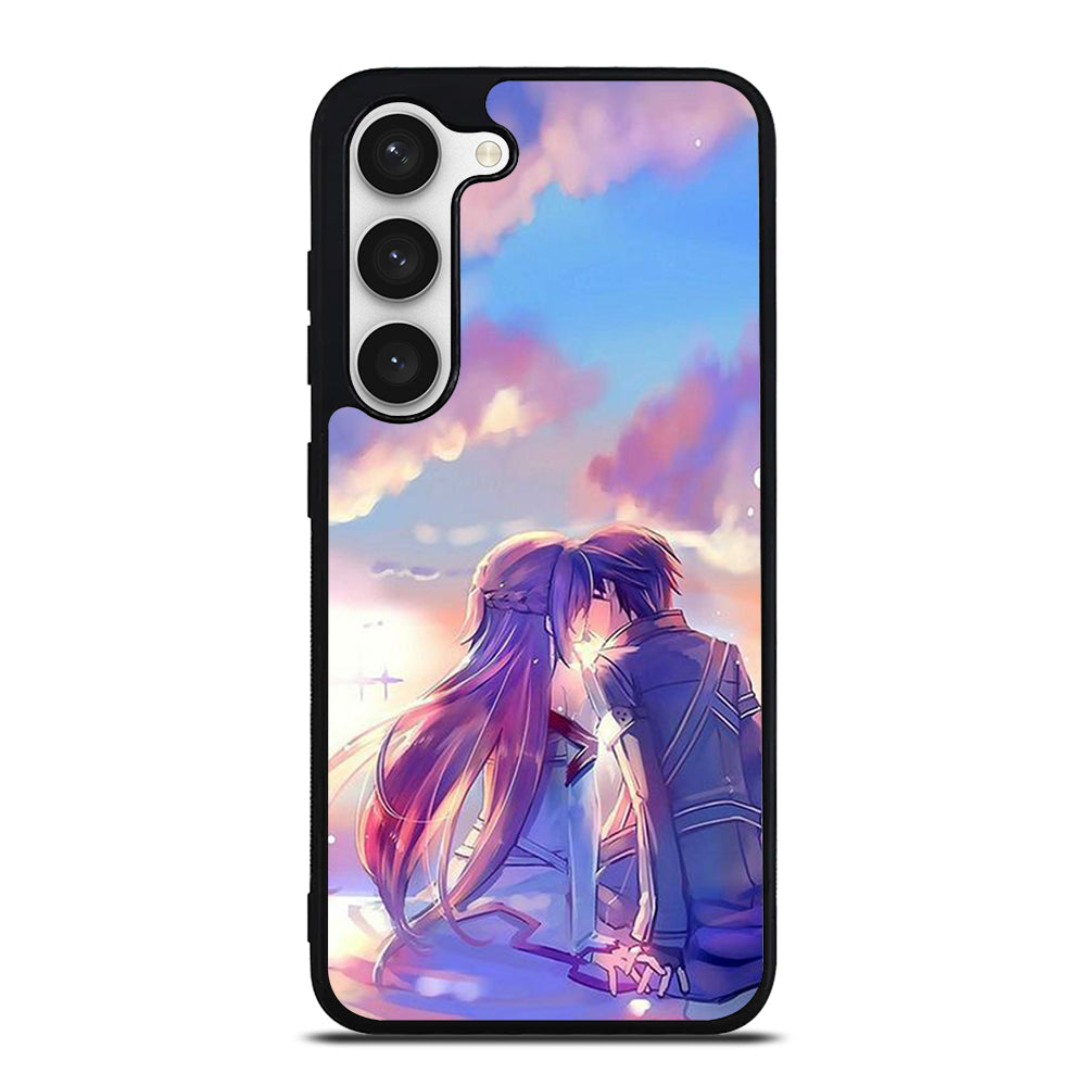 SWORD ART ONLINE KIRITO AND ASUNA LOVE ART Samsung Galaxy S23 Case Cover