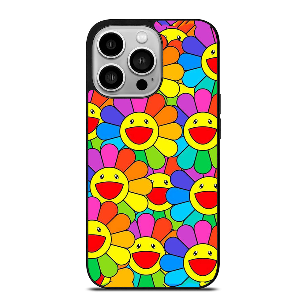 TAKASHI MURAKAMI FLOWERS COLLAGE 1 iPhone 14 Pro Case Cover
