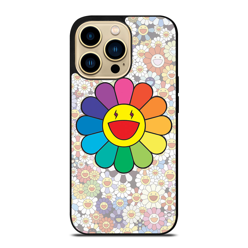 TAKASHI MURAKAMI FLOWERS COLLAGE 2 iPhone 14 Pro Max Case Cover