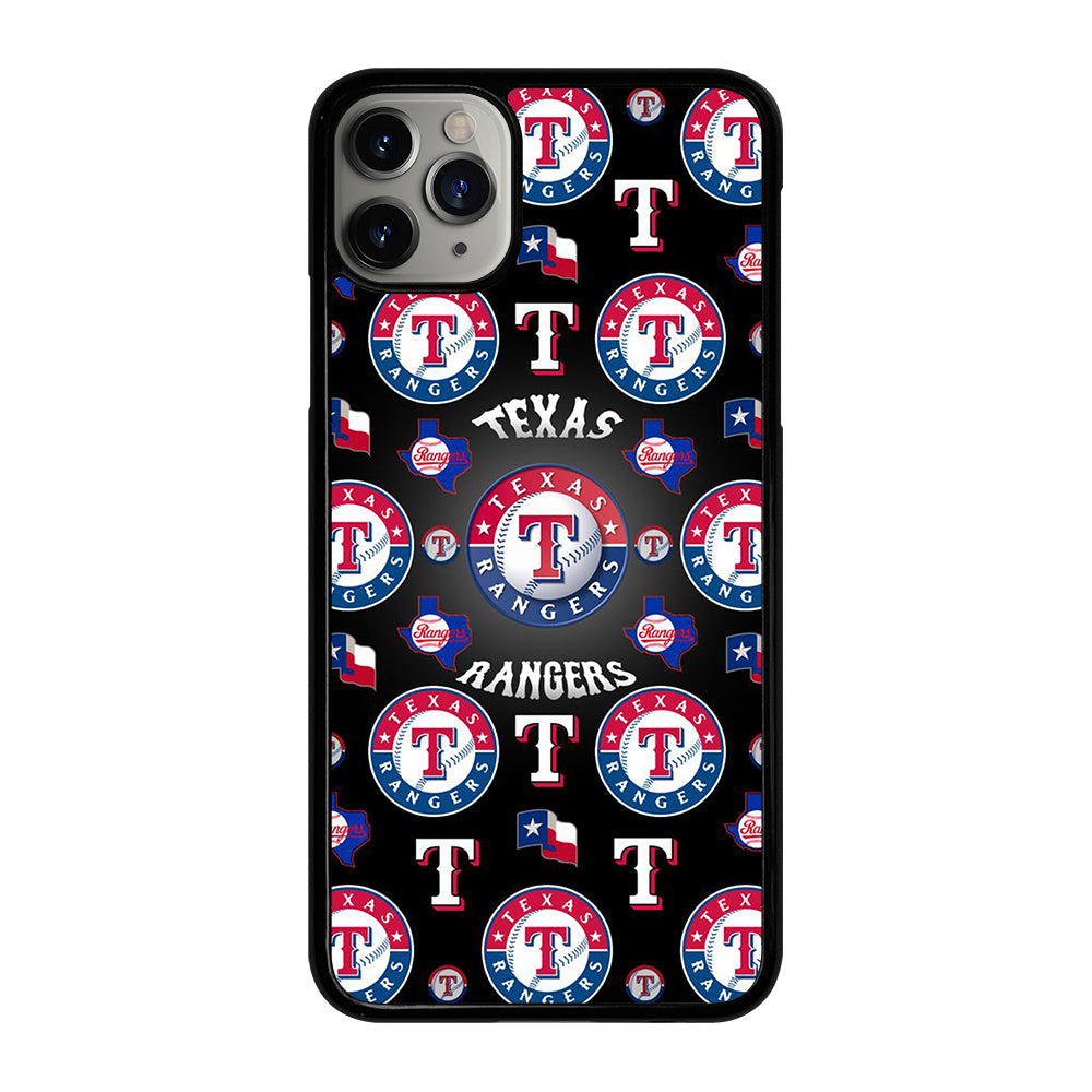 TEXAS RANGERS PATTERN LOGO iPhone 11 Pro Max Case Cover