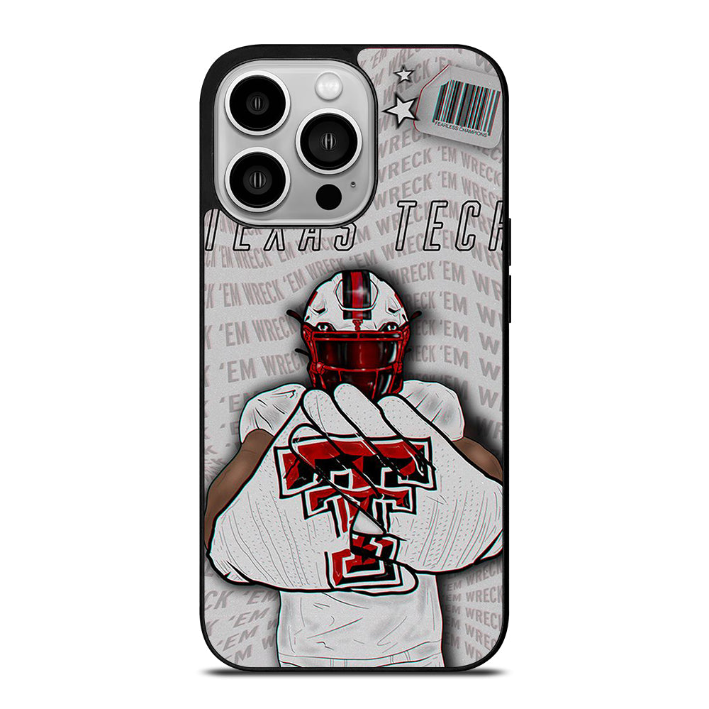 TEXAS TECH FOOTBALL NFL iPhone 14 Pro Case Cover