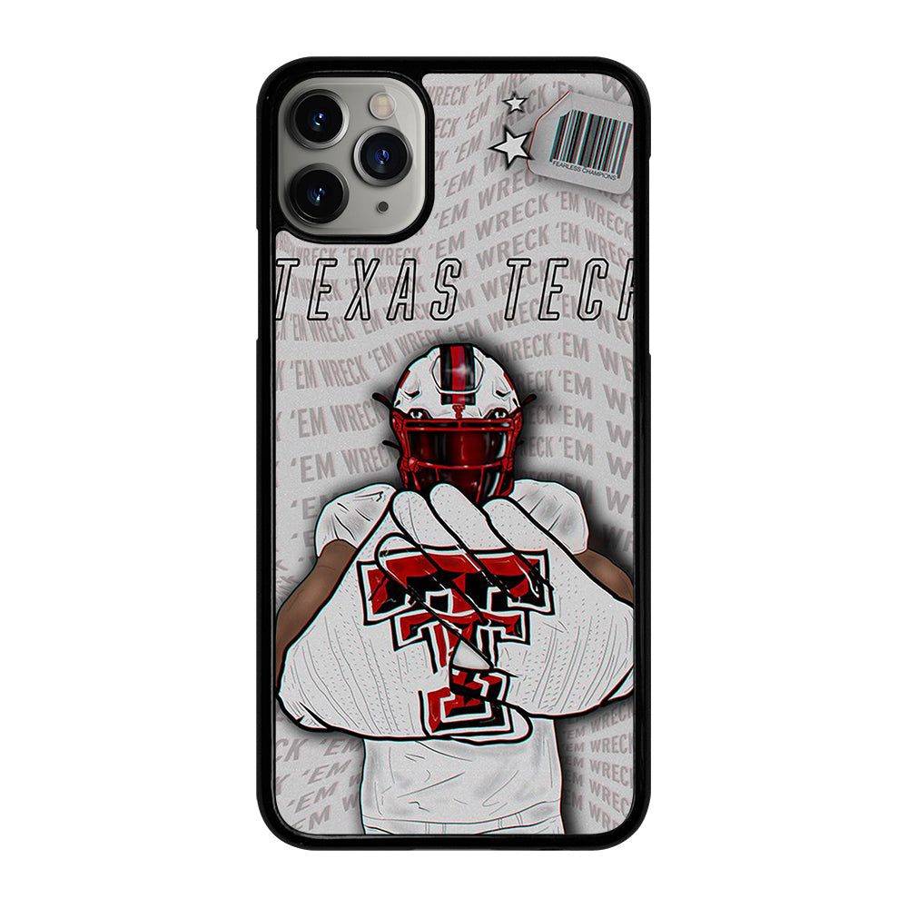 TEXAS TECH FOOTBALL NFL iPhone 11 Pro Max Case Cover