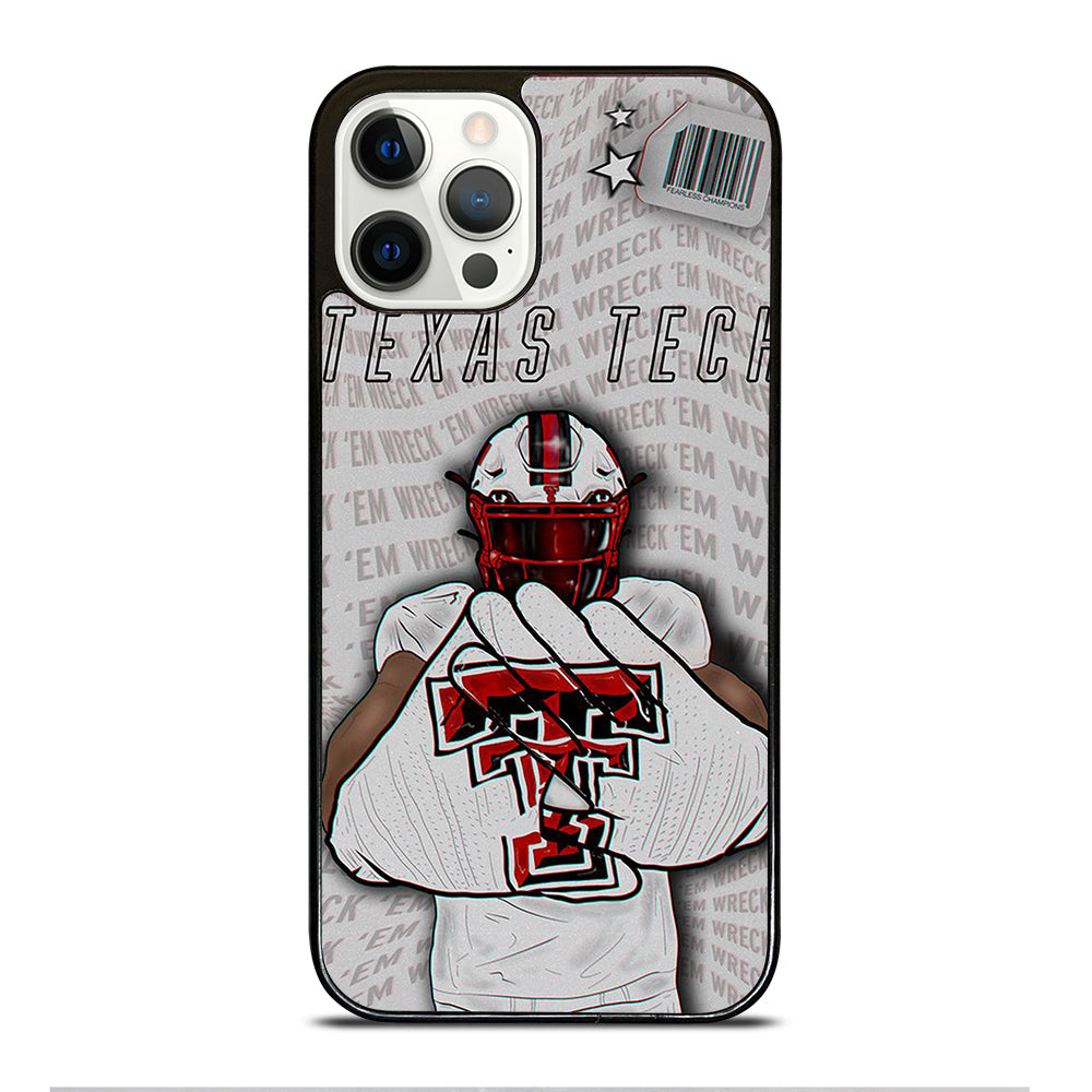 TEXAS TECH FOOTBALL NFL iPhone 12 Pro Case Cover