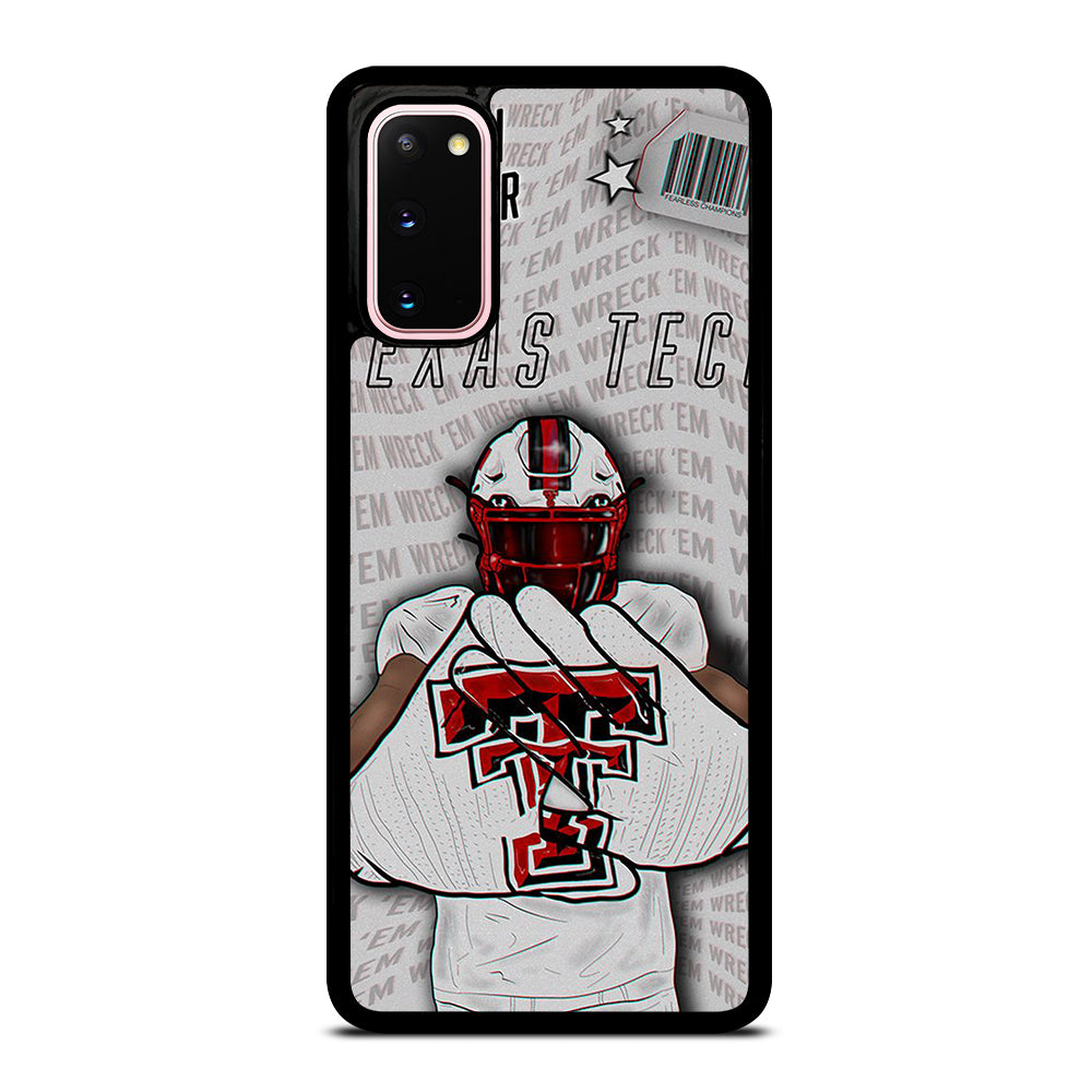 TEXAS TECH FOOTBALL NFL Samsung Galaxy S20 Case Cover