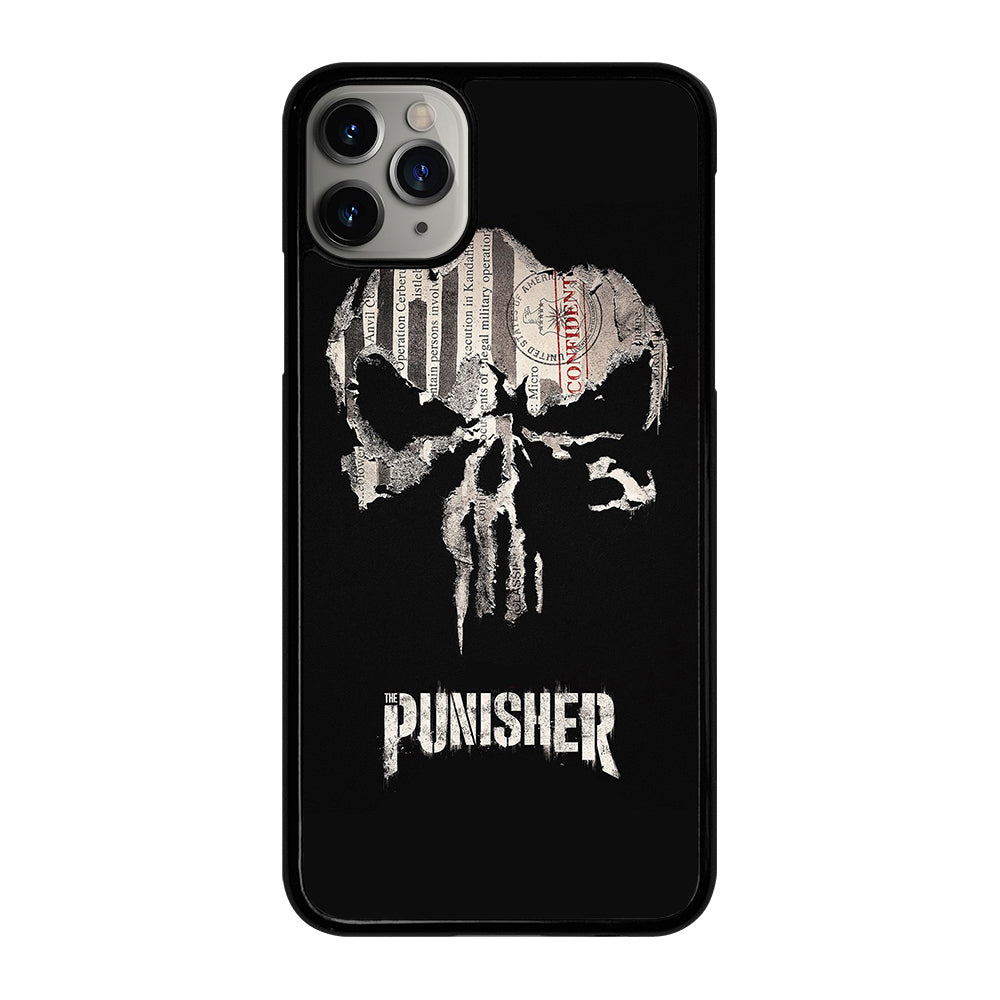 THE PUNISHER MARVEL BLACK LOGO iPhone 11 Pro Max Case Cover