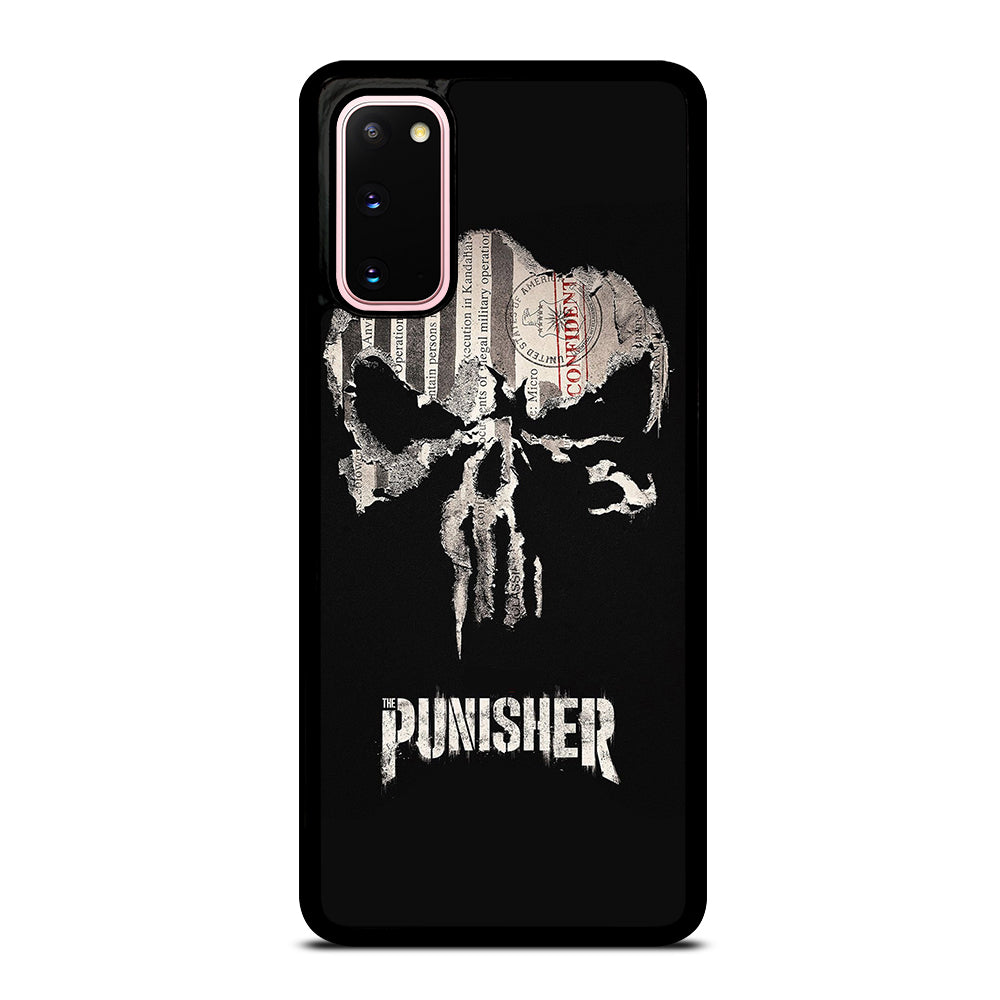THE PUNISHER MARVEL BLACK LOGO Samsung Galaxy S20 Case Cover