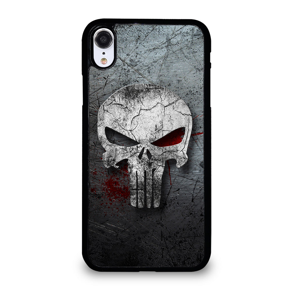 THE PUNISHER MARVEL METAL LOGO iPhone XR Case Cover