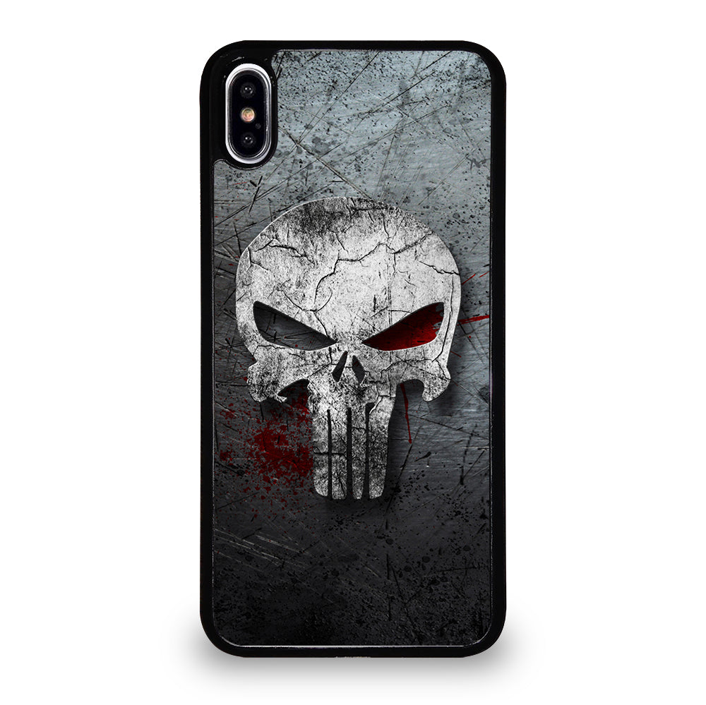 THE PUNISHER MARVEL METAL LOGO iPhone XS Max Case Cover