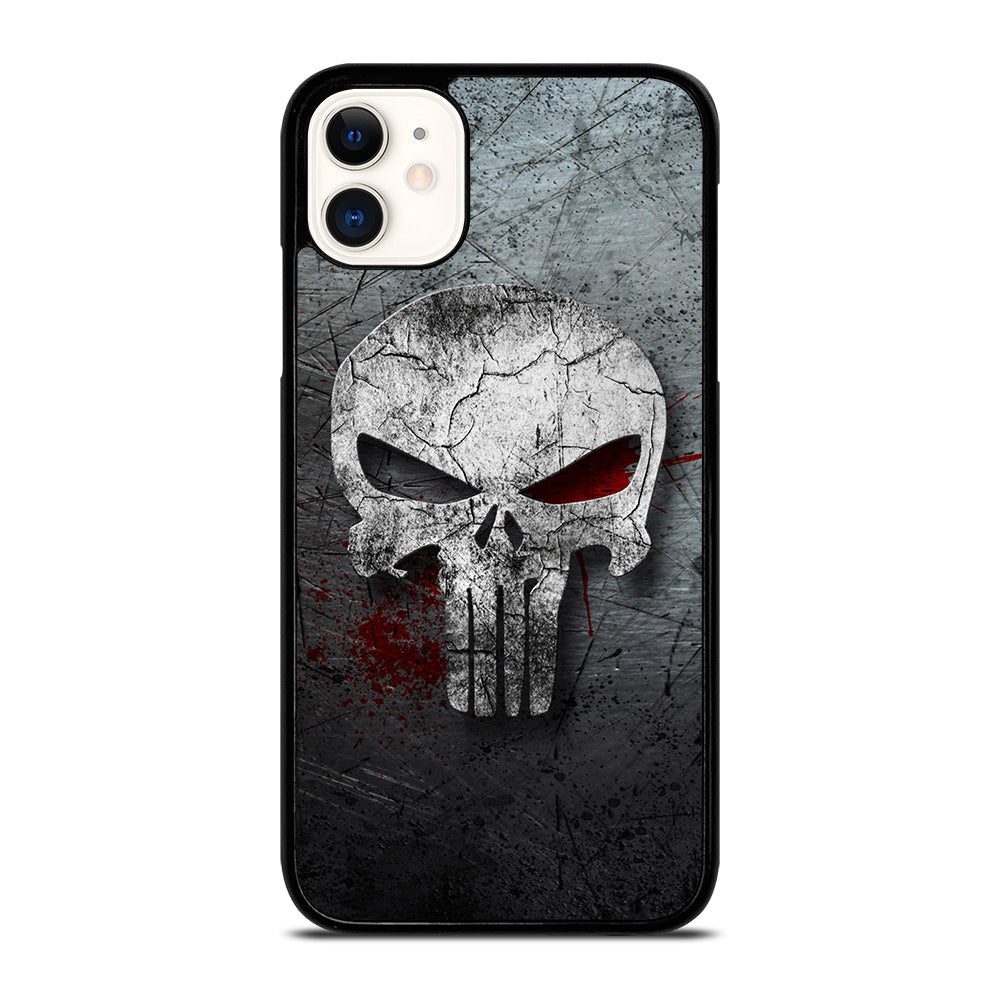 THE PUNISHER MARVEL METAL LOGO iPhone 11 Case Cover