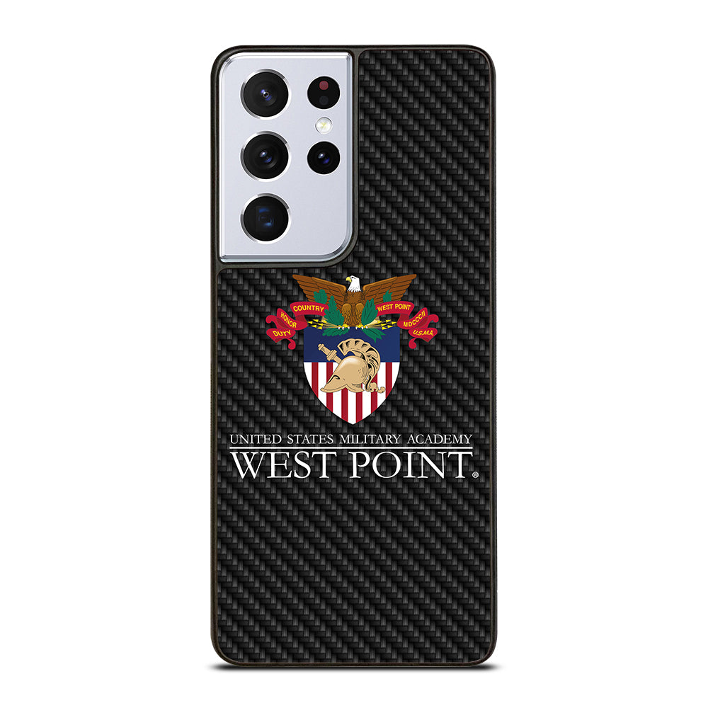 THE UNITED STATES MILITARY ACADEMY CARBON LOGO Samsung Galaxy S21 Ultra Case Cover